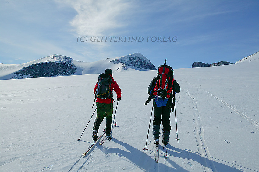 På vei over Styggebrean mot Galdhøpiggen (2469 moh.)