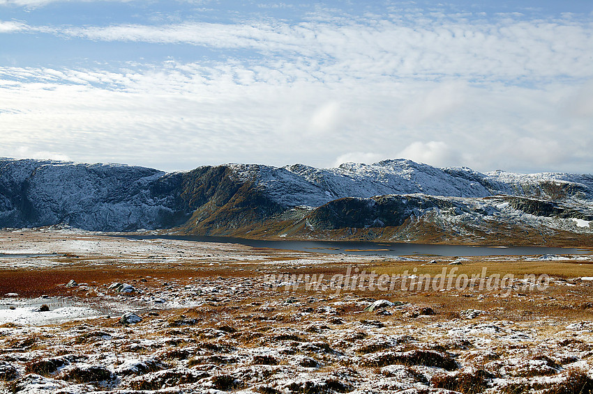 Ved veien over Valdresflye mot Heimre Fageralshø (1510 moh).