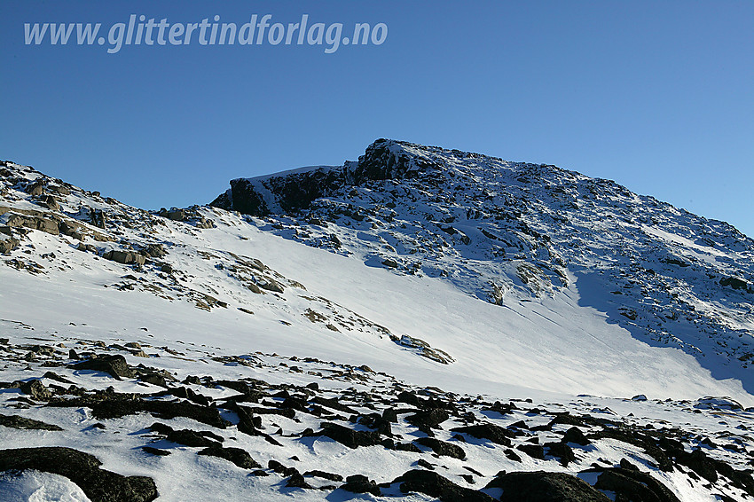 Slettmarkhøe (2190 moh) fra nordvest.