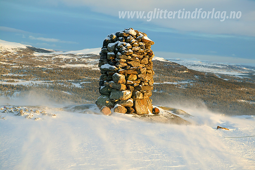 Flott varde på Javnberget (1097 moh) i Øystre Slidre.