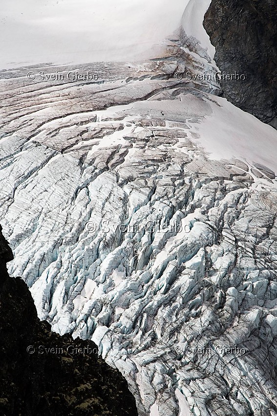 Grotbrean glacier. Jotunheimen National Park. Norway.