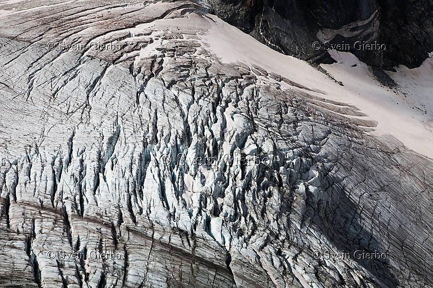 Grotbrean glacier. Jotunheimen National Park. Norway.