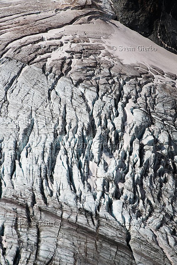 Grotbrean glacier. Jotunheimen National Park. Norway.