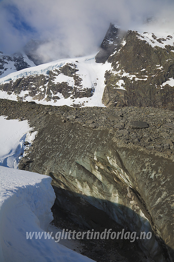 Sidemorene på Ringsbreen i Ringsbotnen.