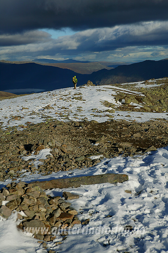 På Veslfjellet på vei ned mot Gjendesheim.