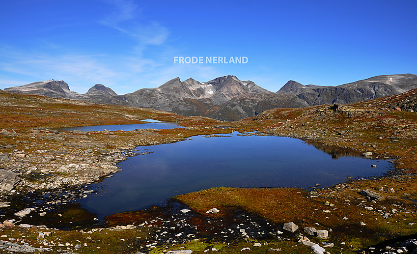 Fra Røtdalen mot Sunndalen og Somrungnebba.