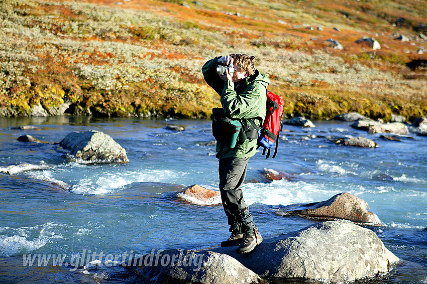 Landskapsfotografering ved Leirungsåe en flott høstdag.