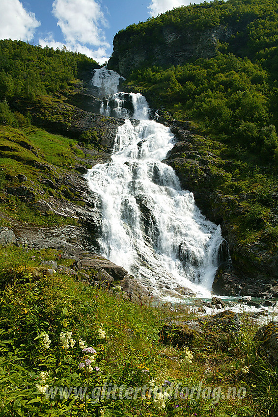 Hjelledalsfossen i Utladalen.