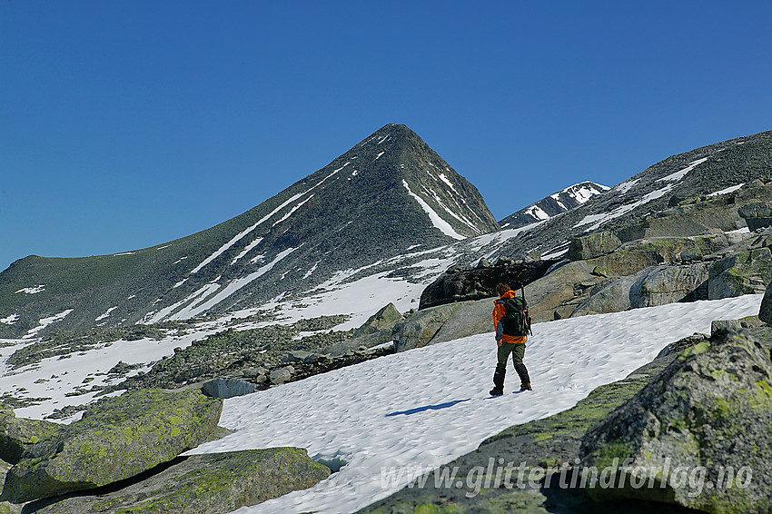 På vei mot Vestraste Hestbreapiggen (2078 moh) fra sørvest. 