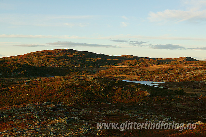 Høstkveld mot Smørlitoppen (1160 moh).