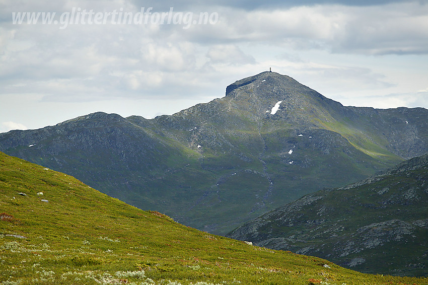 Fra stien mellom Valdresflye og Torfinnsbu mot Bitihorn (1607 moh).