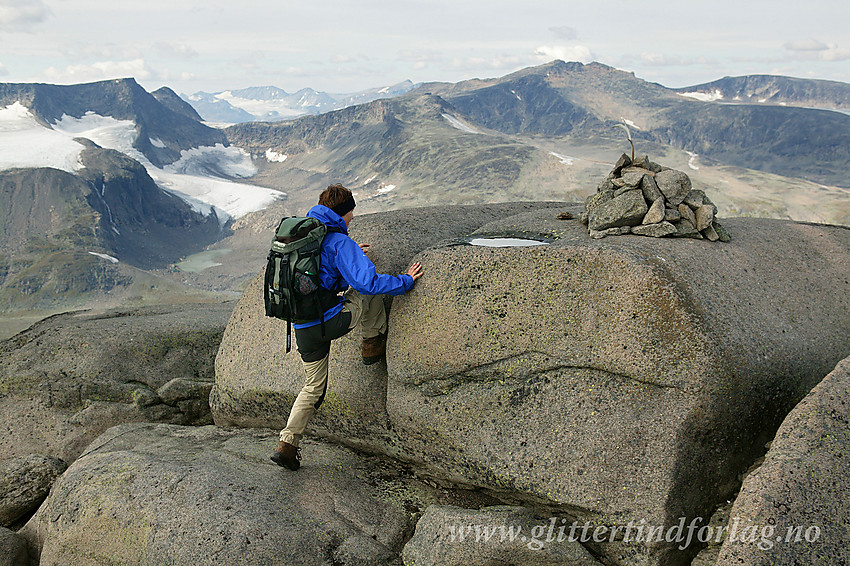 Toppen på Mugna (2159 moh).