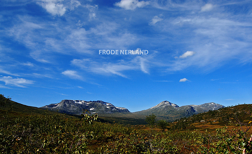 Fra Bjøråskaret mot Vassnebba (Grånebba)