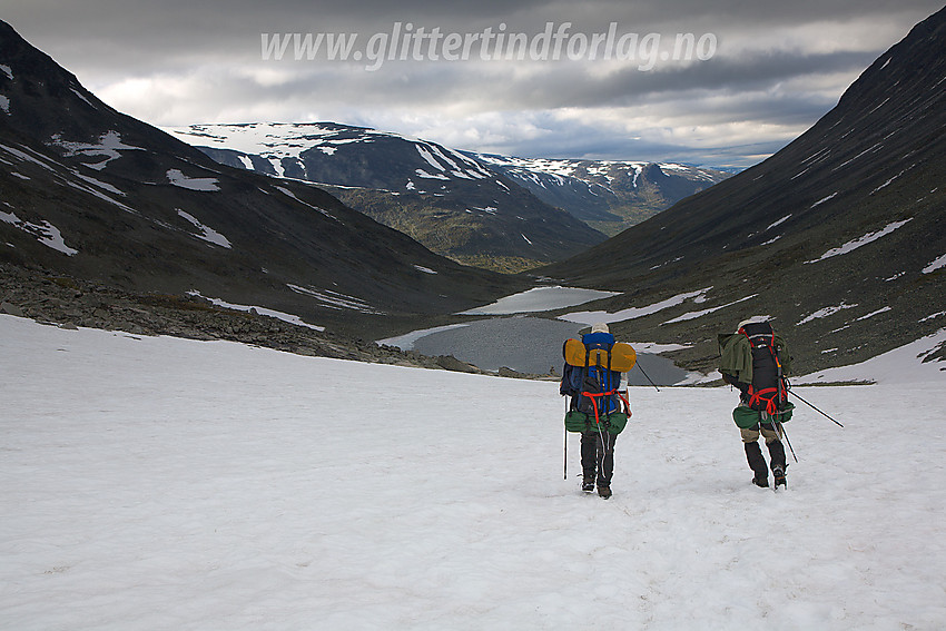 På vei fra Urdadalsbandet nordover Urdadalen med kurs mot Visdalen.