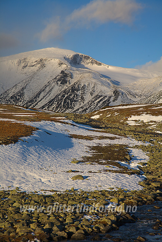 Ved Bessa med utsikt til Besshøe (2258 moh).