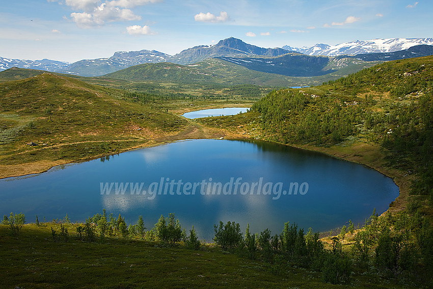 Fra Melbysfjellet mot Tutjedni og videre i retning Bithihorn.