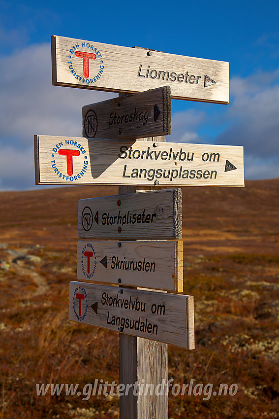 Stidele på Skagsflye litt nedenfor Buatindbue.