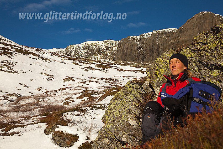 Pause ved foten av Grindane en flott høstdag.