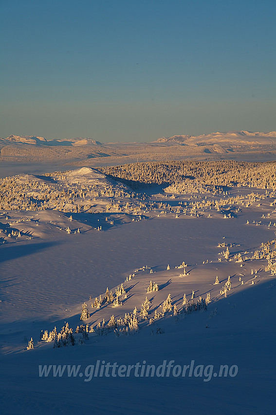 Utsikt i vest-nordvestlig retning fra Bjørgovarden.