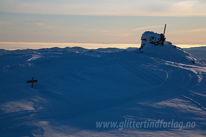 Ved Bjørgovarden (1138 moh), et populært turmål sommer som vinter.