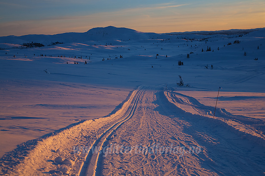 Fra Smørlifjellet mot Binnhøvdknatten (1165 moh).