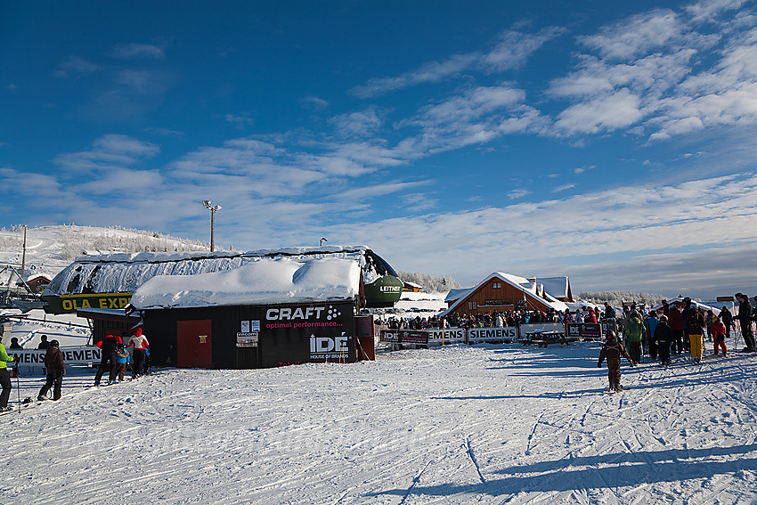 I alpinbakken på Beitostølen.