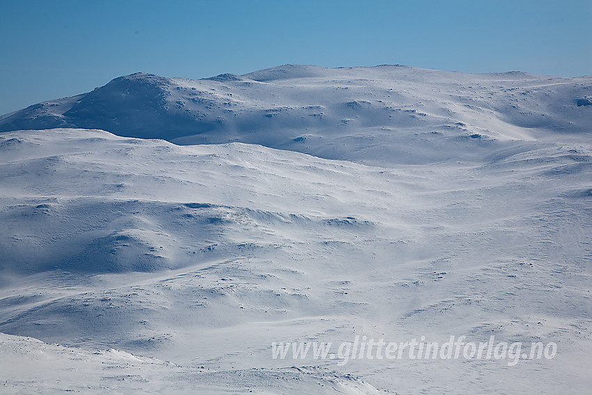 Utsikt fra Sulefjellet mot Høgeloft (1920 moh).