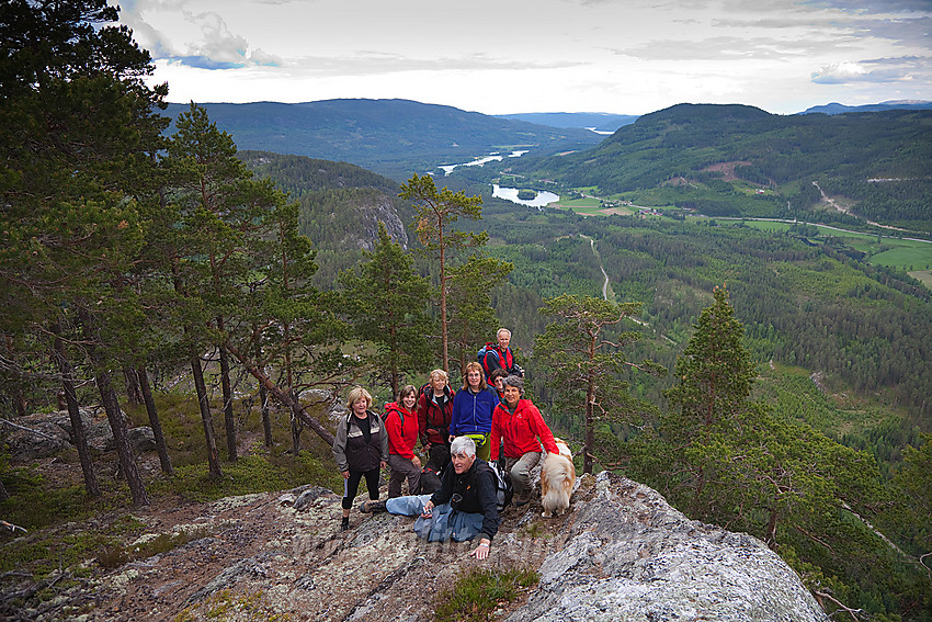 Utsikt fra Puttekollen mot Nes.