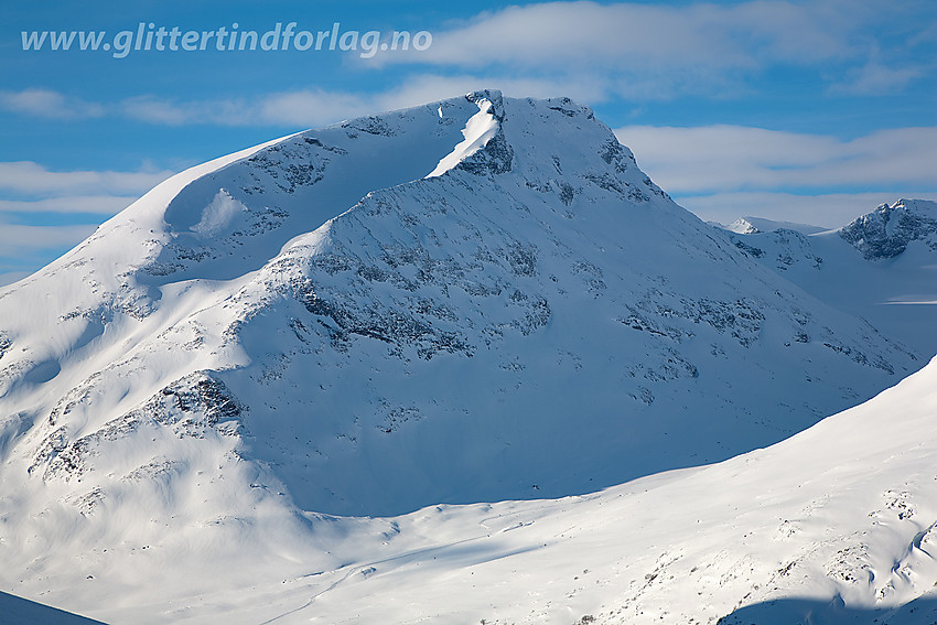 Fra lia øst for Visdalen mot Styggehøe (2213 moh).