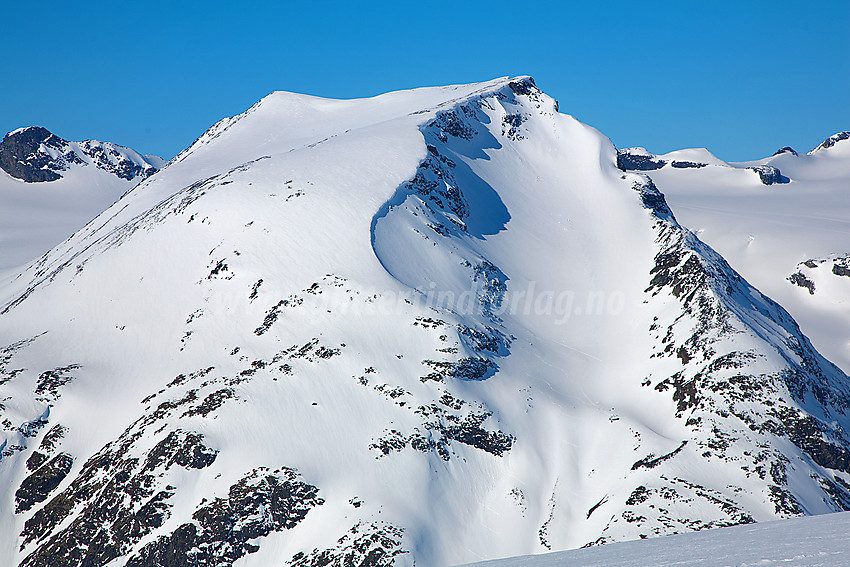 Fra Spiterhøe mot Styggehøe (2213 moh) en flott aprildag.