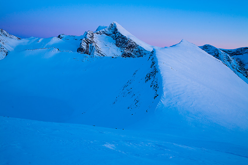 Saudehornet fra Hestfjellet/Tverrfjellet