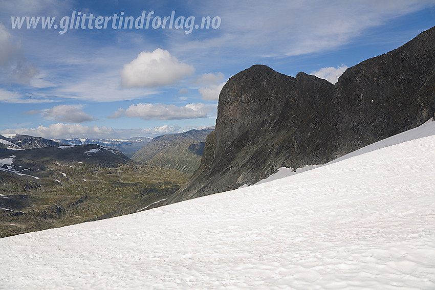 Stetinden (2020 moh) sett fra sørvest.