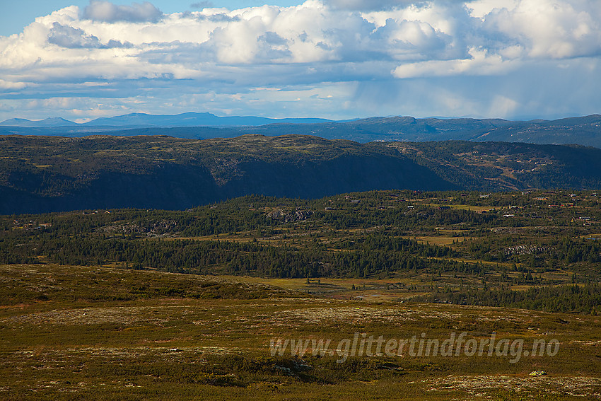 Fra Bjødalsfjellet mot Makalausfjellet (1099 moh).