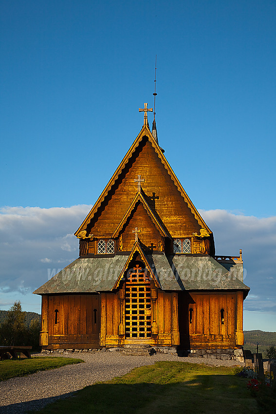 Reinli Stavkirke i Sør-Aurdal.