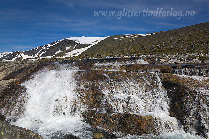 Steinbuelve foran og Glittertinden (2464 moh) bak.