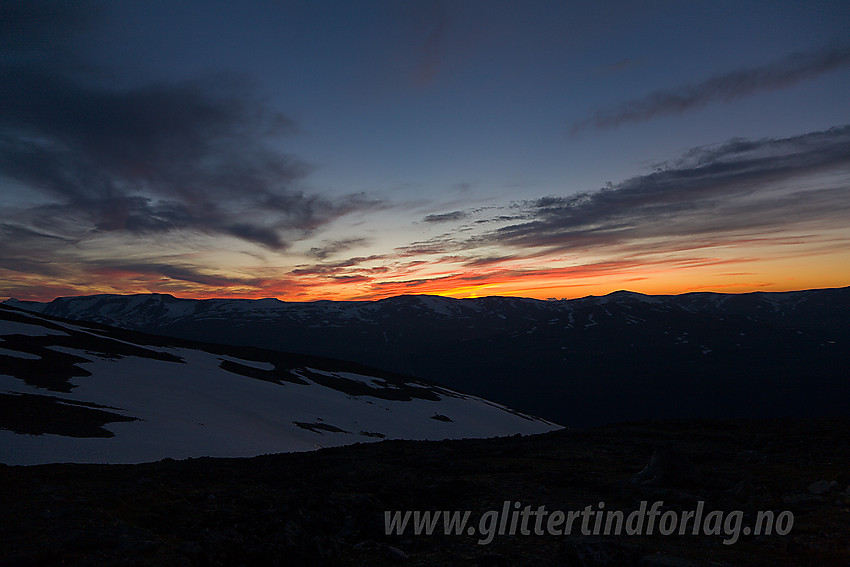 Solnedgang fra Juvflye.