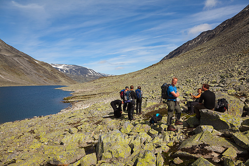 På vei opp Urdadalen en flott sommerdag.