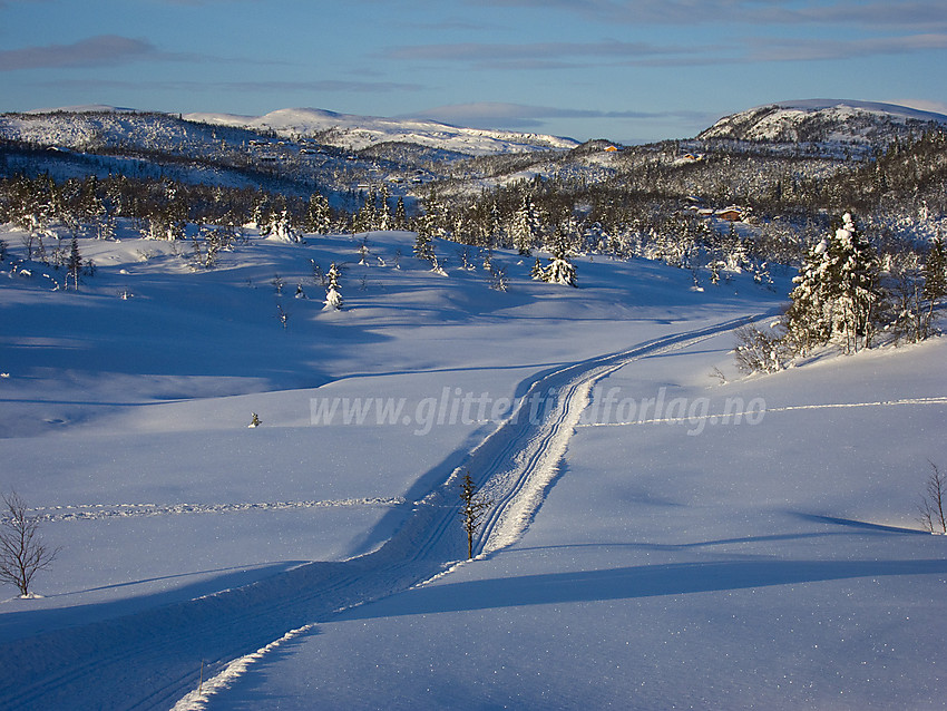 Skiløype fra Nørdre til Søre Fjellstølen i Sør-Aurdal.