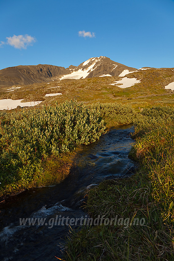 Sommerkveld mot Soleibotntinden (2083 moh).