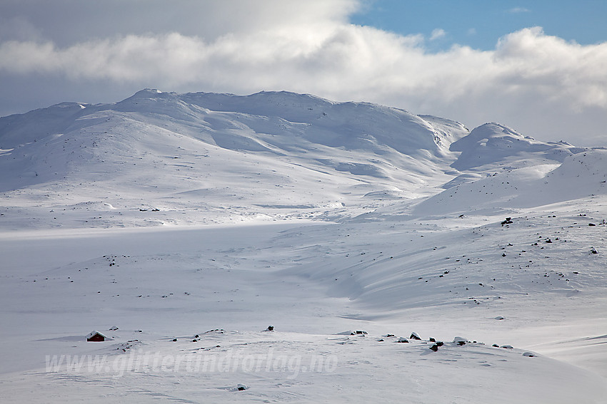 Under en tur fra Tyinstølen mot Tomashelleren, her mot Stornakken (1434 moh).