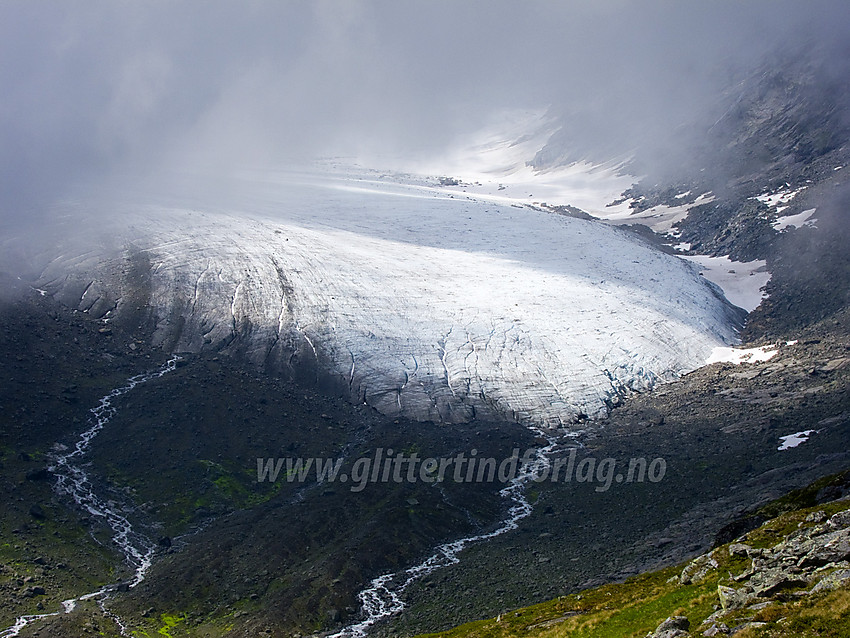 Fra Botolvsnosi mot Maradalsbreen.