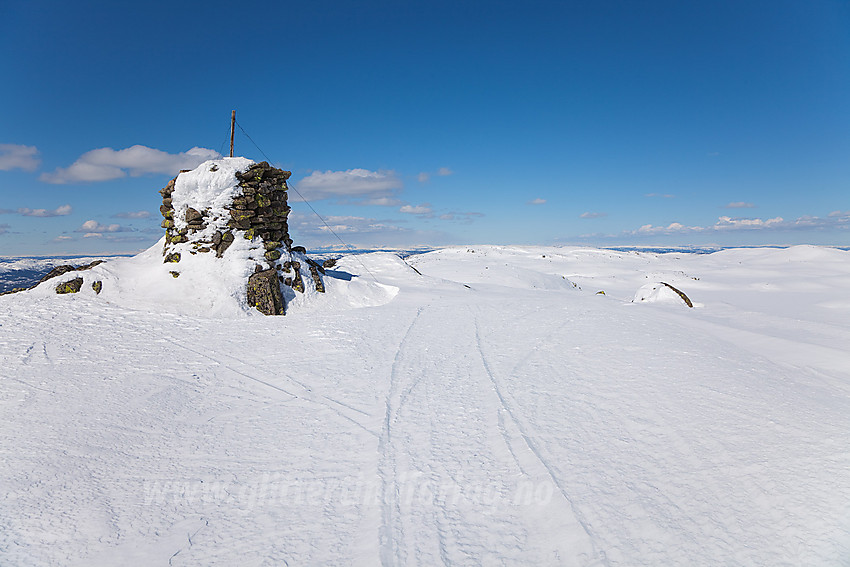 På toppen av Sørbølfjellet (1284 moh) i Vassfaret.