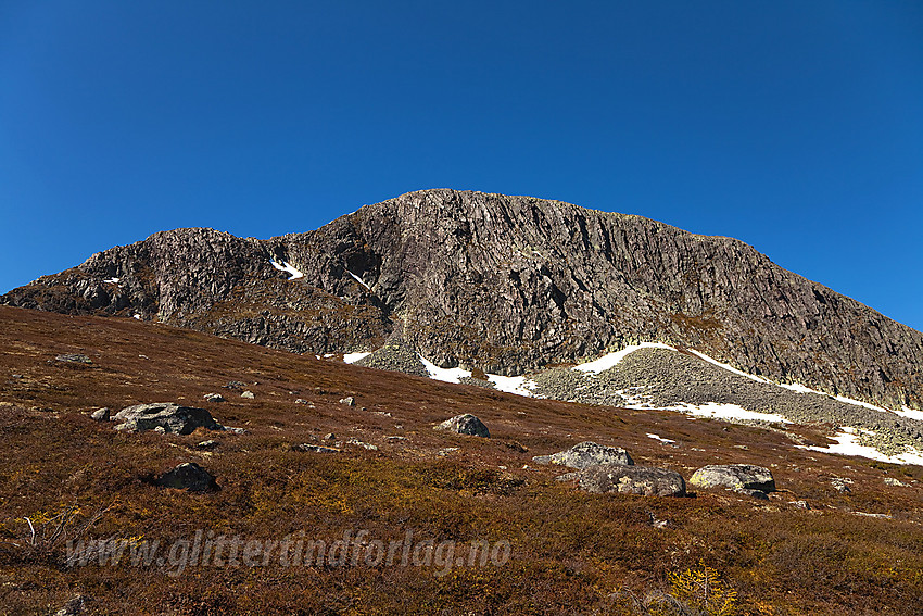 Rundemellen (1345 moh) fra øst-nordøst.