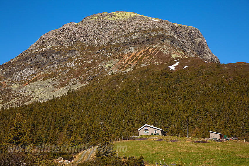 Rundemellen (1345 moh) fra øst-sørøst.