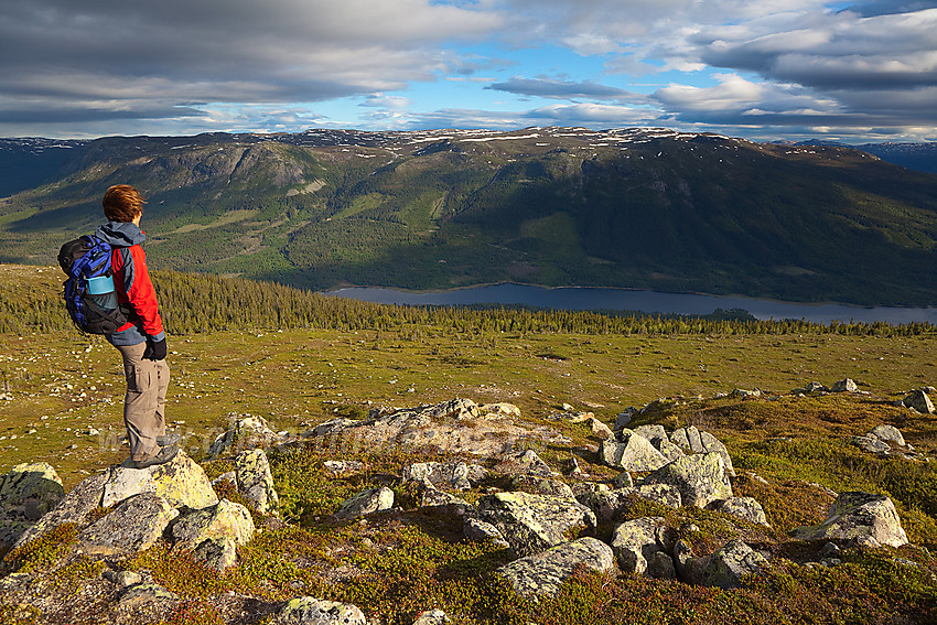 Fra Sæterknatten mot Sørbølfjellet.