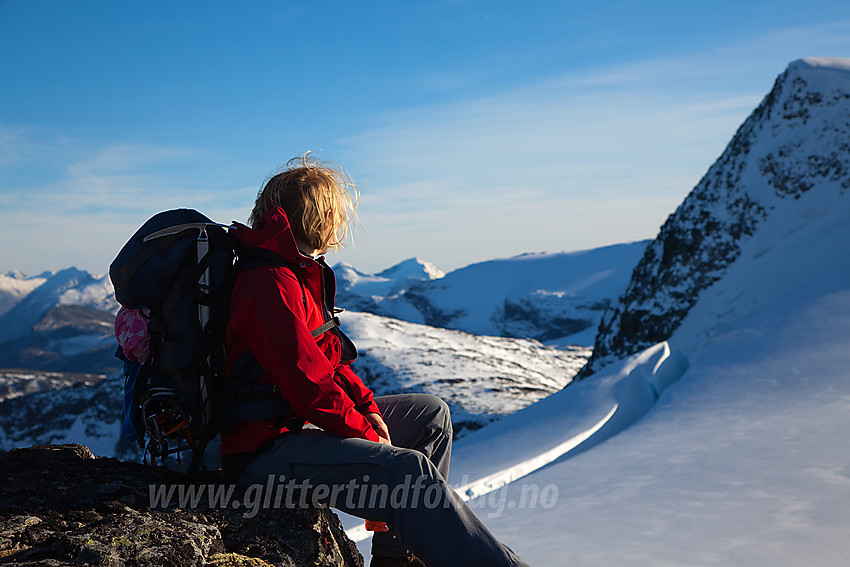 Ettermiddagsidyll på Hurrbreatinden.