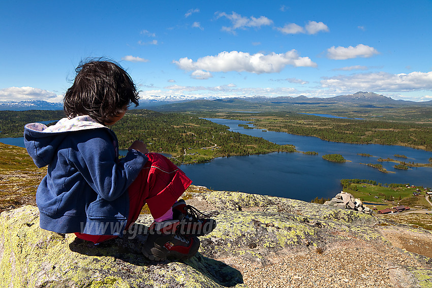 Fra Rabbalsmellen mot Vangsjøen.