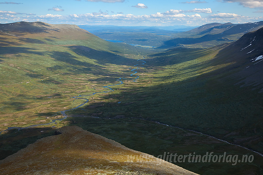 Utsikt fra Klanten mot Smådalen.