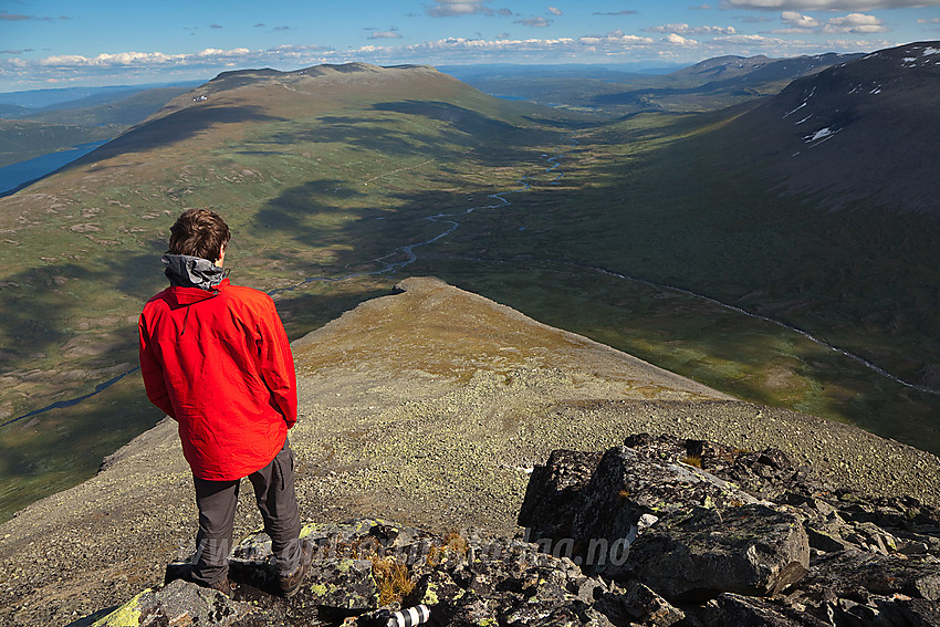 Utsikt fra Klanten mot Smådalen i Vang.