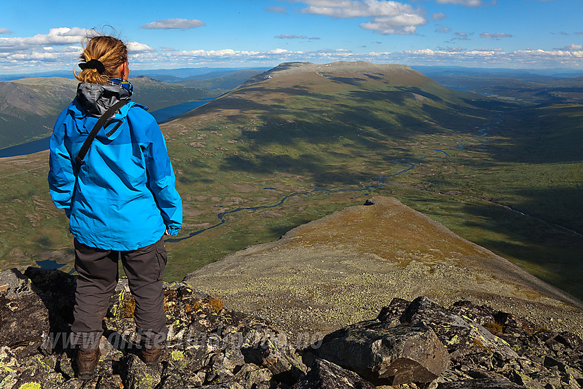 Utsikt fra Klanten mot Smådalen i Vang.